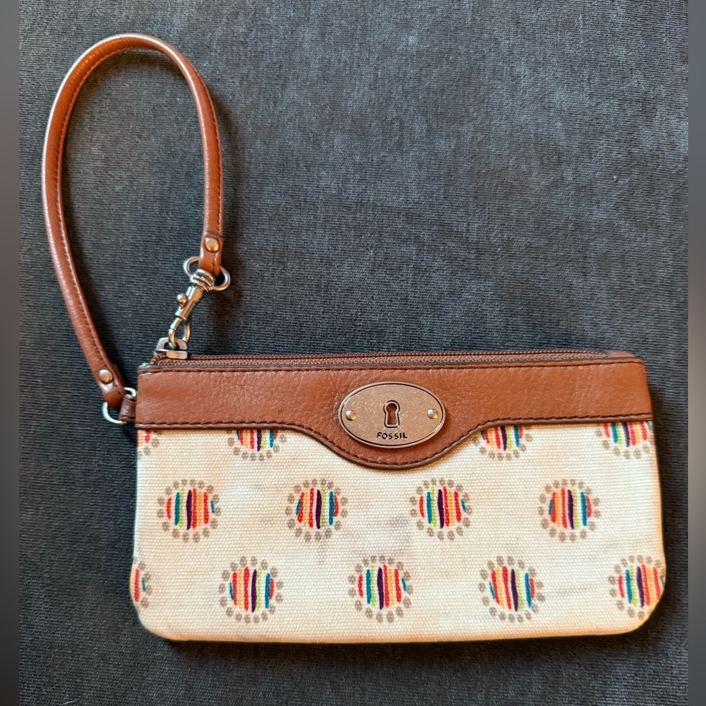 Key-Per Fossil Bag Small Wristlet